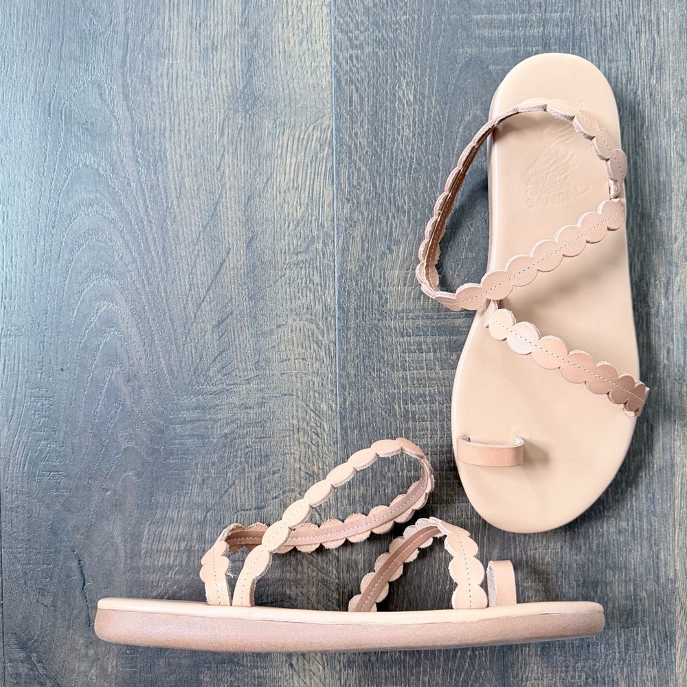 NIB Ancient Greek Sandals Aura Natural | Size: 39 - Picture 7 of 8